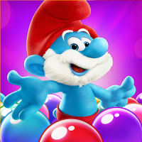 logo for Smurfs Bubble Story 