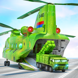 logo for US Army Transporter Plane - Car Transporter Games