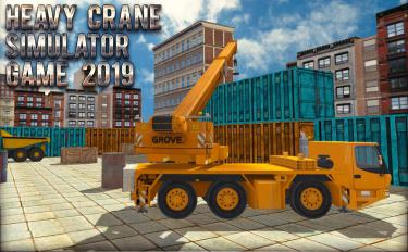 screenshoot for Heavy Crane Simulator Game 2019 - Construction Sim