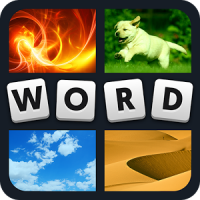 logo for 4 Pics 1 Word Unlimited Coins