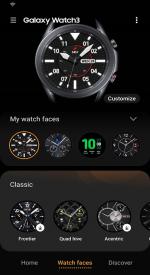 screenshoot for Galaxy Wearable (Samsung Gear)