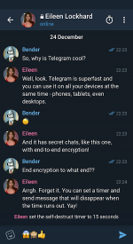 screenshoot for Telegram X